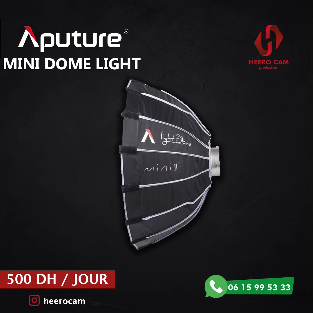 Aputure Mini Dome Light — location Heero Cam